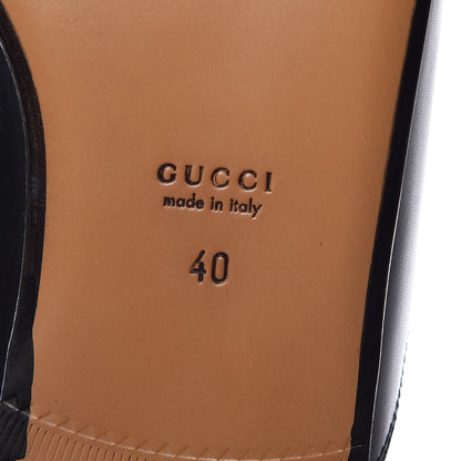 Gucci Calfskin Womens Princetown Slippers 40 Black 7 of 8