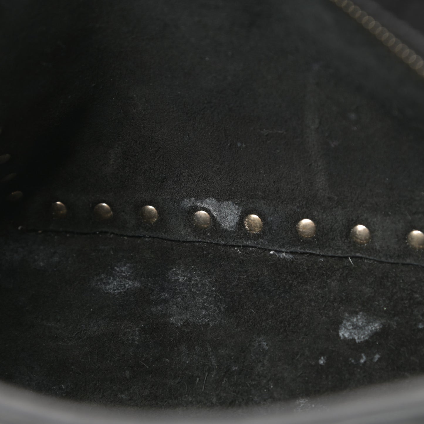 Pebbled Calfskin Rockstud Camera Crossbody Bag Black