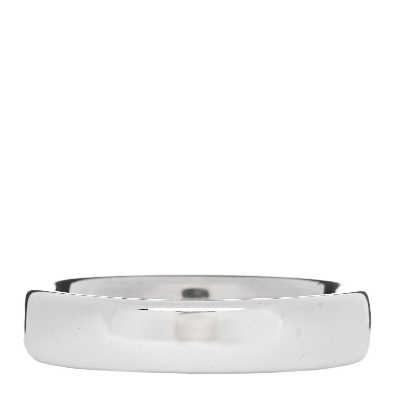 Tiffany Sterling Silver Narrow Elsa Peretti Doughnut Bangle Bracelet 2 of 4
