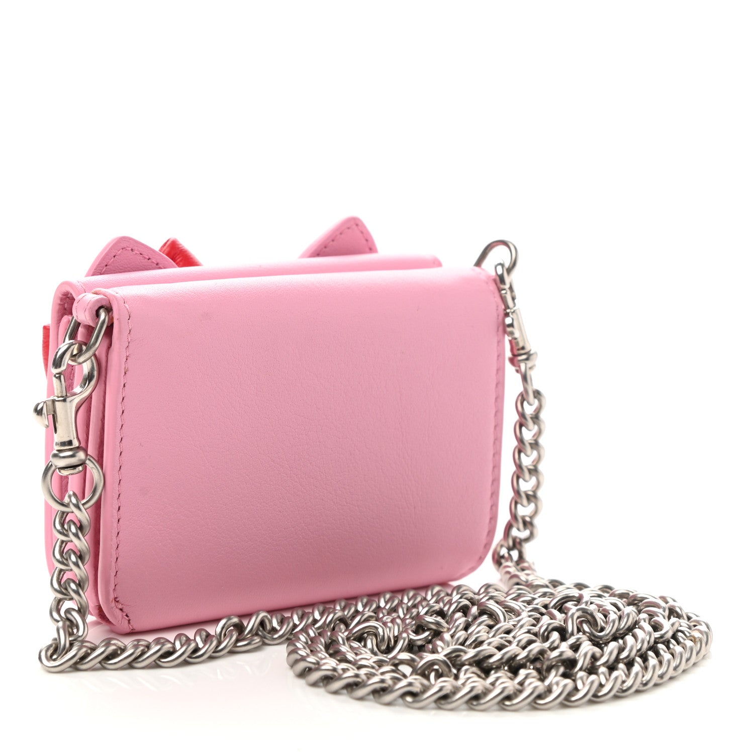 Balenciaga Calfskin Hello Kitty Mini Wallet Pink 2 of 7