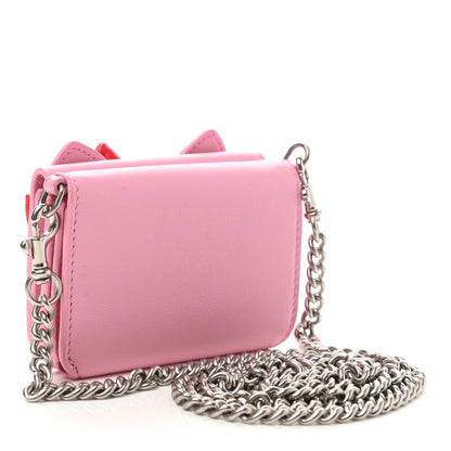 Balenciaga Calfskin Hello Kitty Mini Wallet Pink 2 of 7