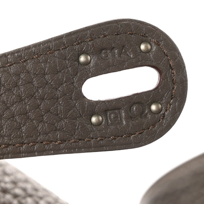 Hermes Taurillon Clemence Lindy 26 Etain 6 of 10