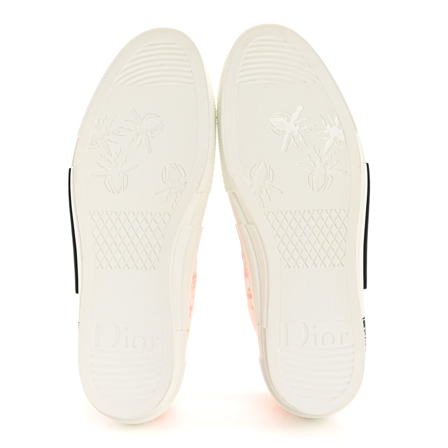 Technical Canvas Oblique Mens B23 Low Top Sneakers 46 White Orange