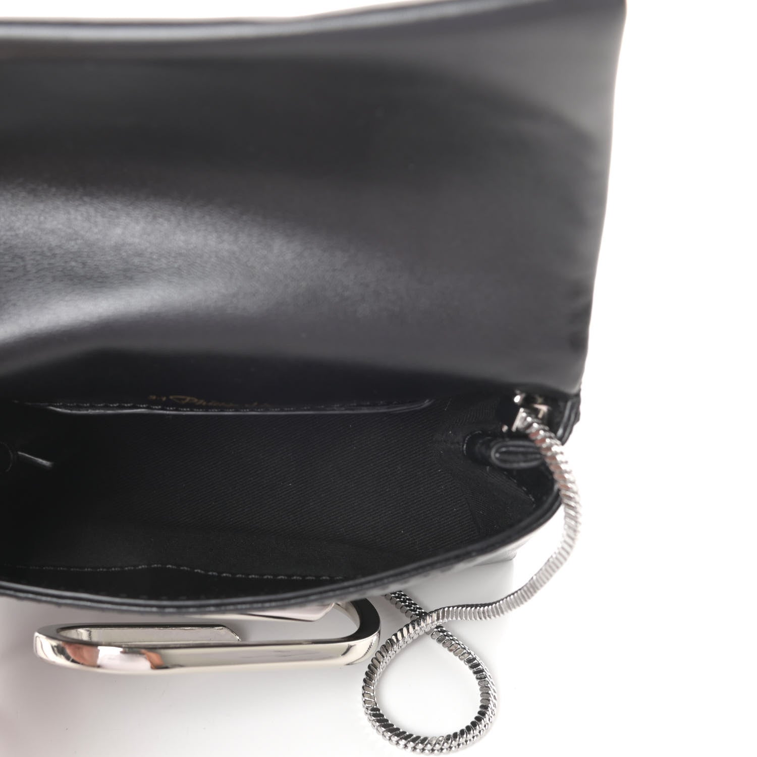 3.1 Phillip Lim Calfskin Alix Soft Flap Clutch Black 5 of 8