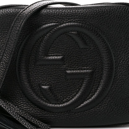 Gucci Pebbled Calfskin Small Soho Disco Bag Black 9 of 15