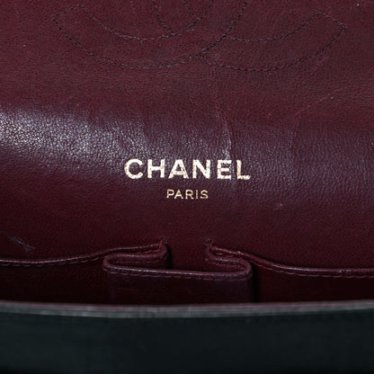 Chanel Lambskin Quilted Medium Double Flap Bijoux Chain Black 5 of 9