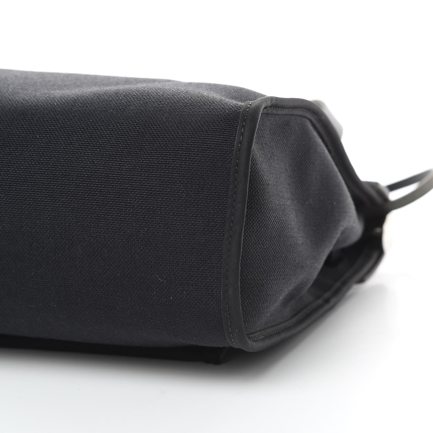Hermes Military Toile Vache Hunter Herbag Zip PM 31 Black 11 of 11