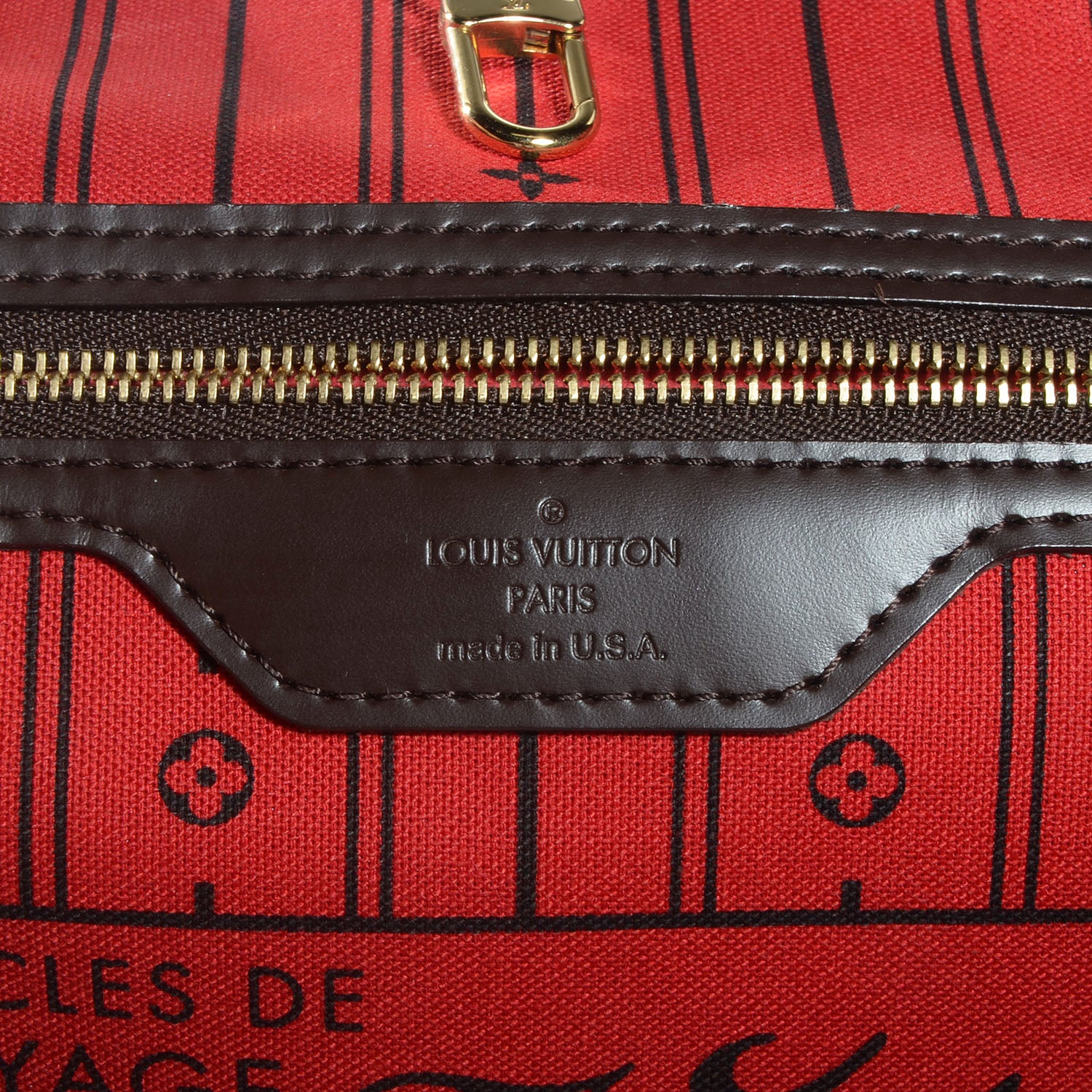 Louis Vuitton Damier Ebene Neverfull GM 6 of 7