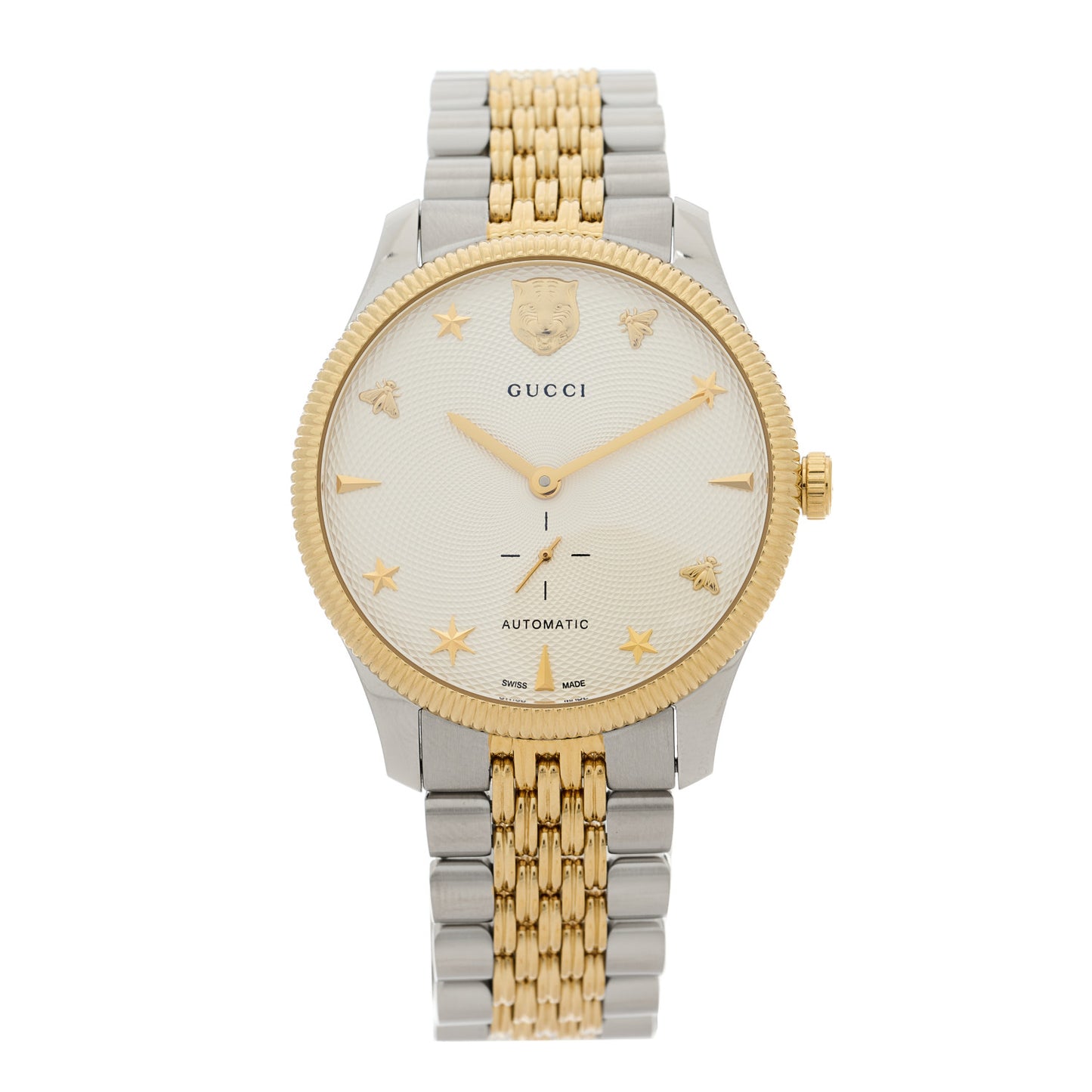 Stainless Steel 40mm G-Timeless Two Tone Charm Automatic Watch