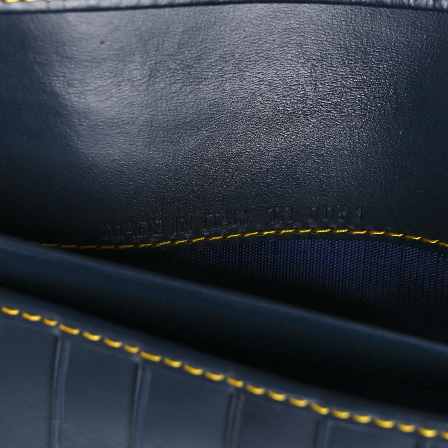 Christian Dior Monogram Saddle Large Zipped Wallet Blue 7 of 7