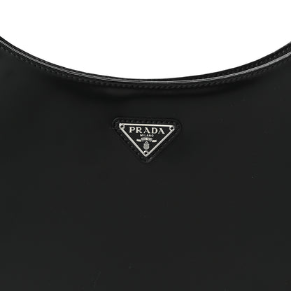 Prada Spazzolato Cleo Shoulder Bag Black 8 of 11