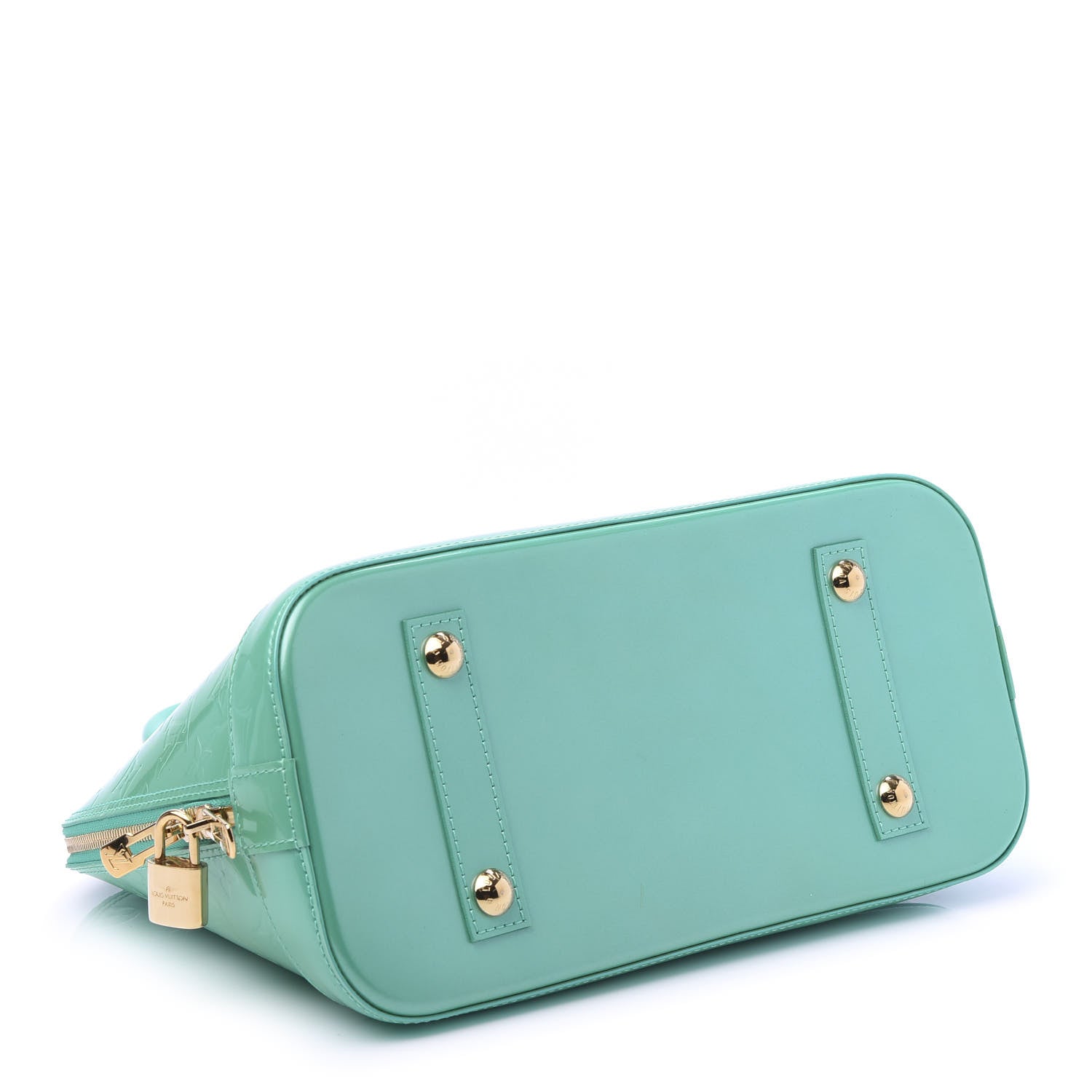Louis Vuitton Vernis Alma PM Blue Lagon 4 of 9