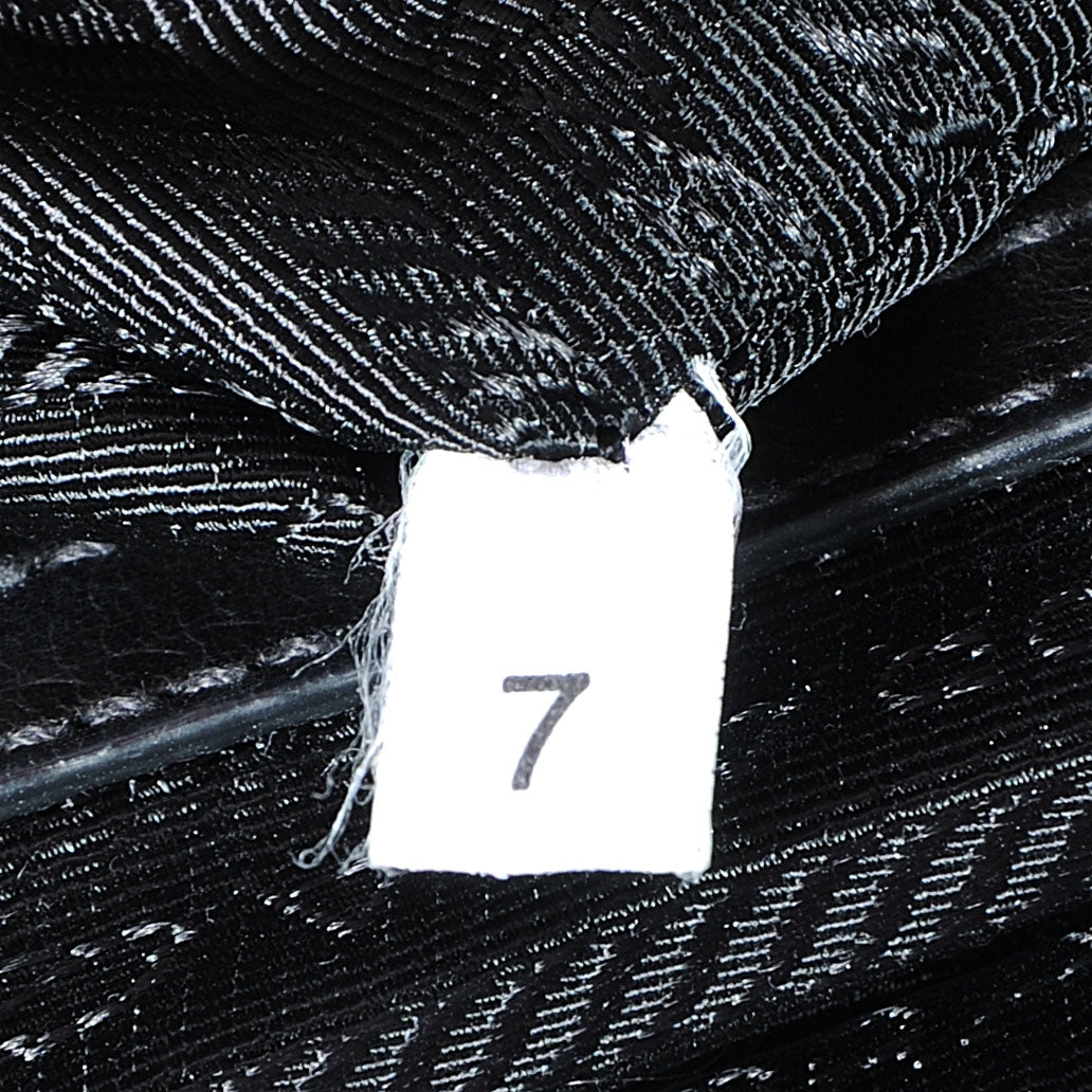 Prada Glace Calf Studded Tote Nero Black 8 of 8