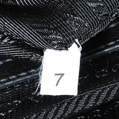 Prada Glace Calf Studded Tote Nero Black 8 of 8