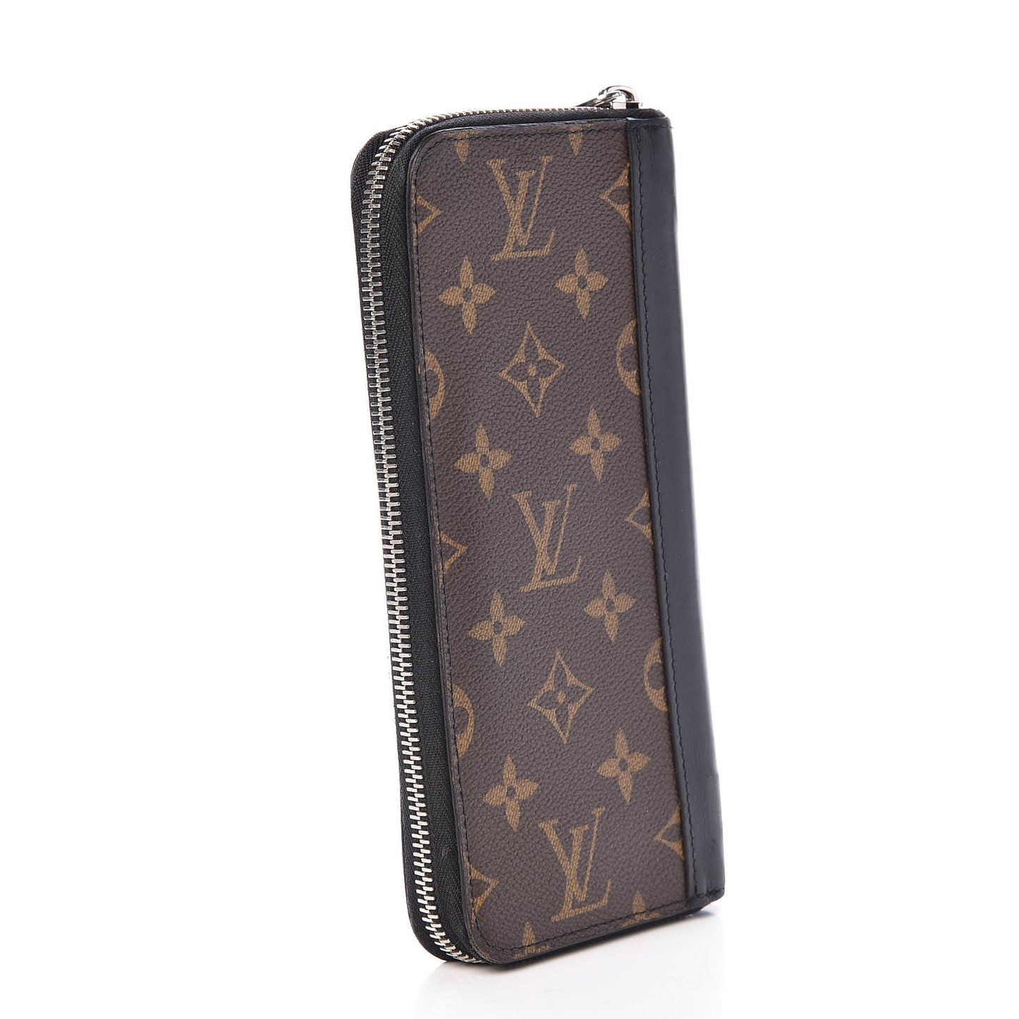 Monogram Macassar Vertical Zippy Wallet