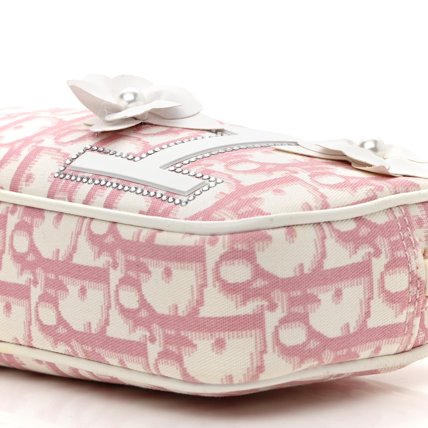 Christian Dior Monogram Girly Shoulder Bag Pink 9 of 10