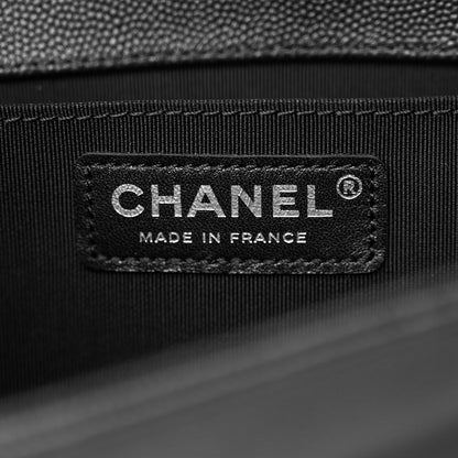 Chanel Caviar Quilted Medium Boy Flap So Black 6 of 12