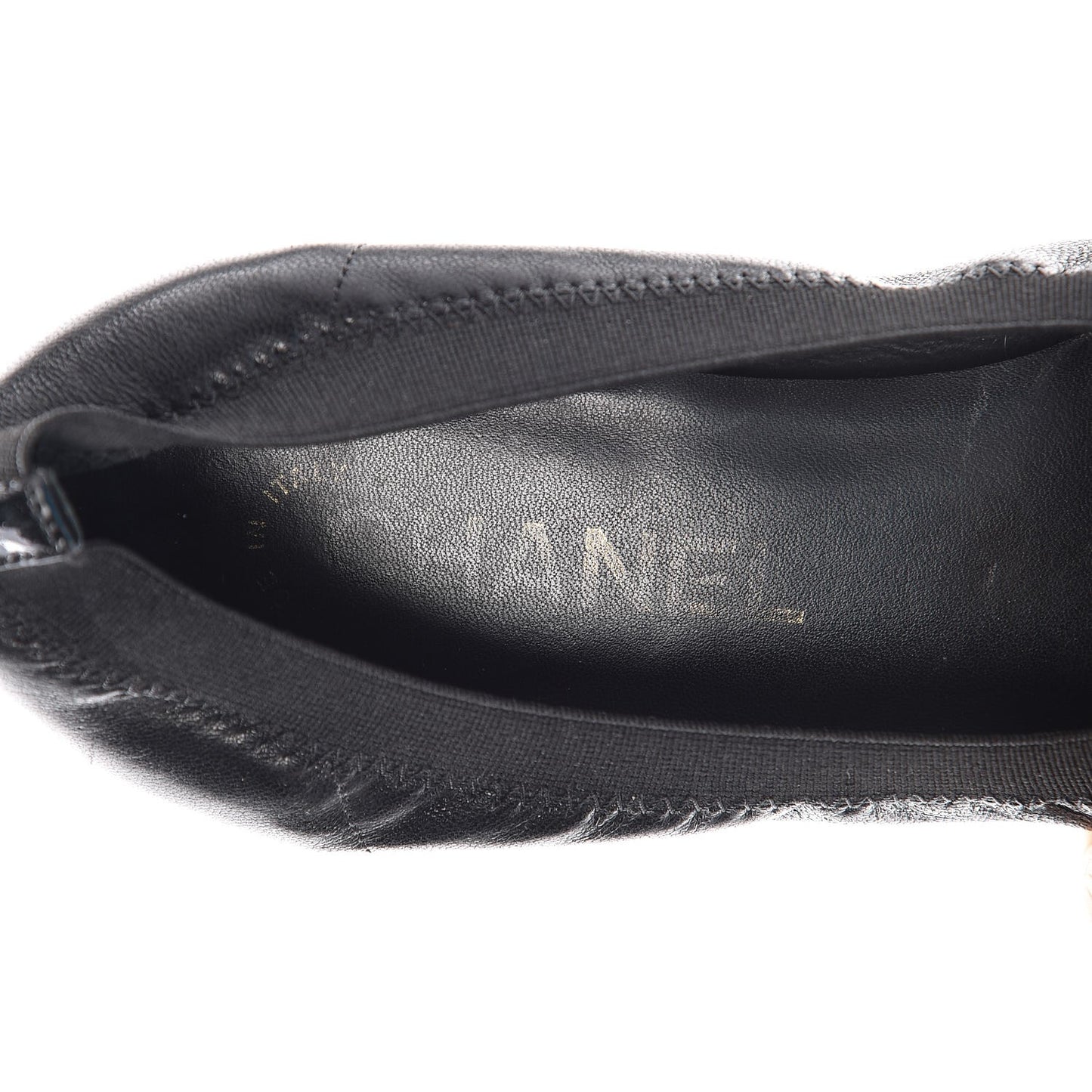 Lambskin Patent CC Elastic Pumps 36.5 Black