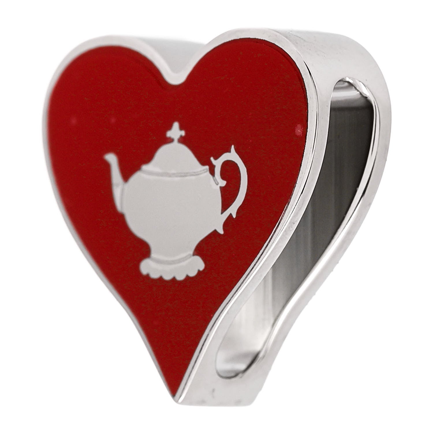Hermes Palladium Tea Time Twilly Ring Rouge 4 of 5