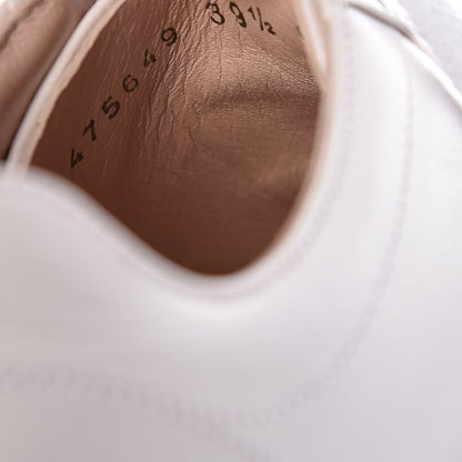 Gucci Calfskin Peggy Platform Sneakers 39.5 White 8 of 11