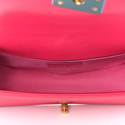 Chanel Lambskin Quilted Medium Boy Flap Fuchsia 5 of 13