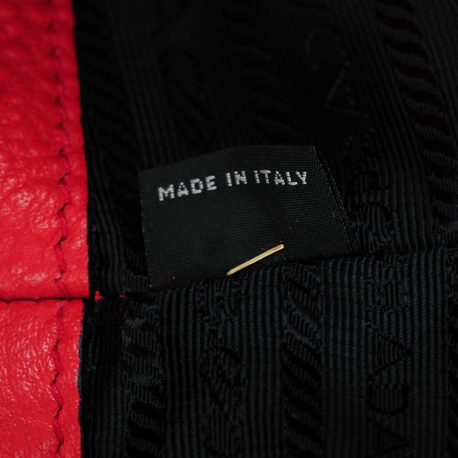 Prada Vitello Daino Side Pocket Tote Rosso 7 of 8