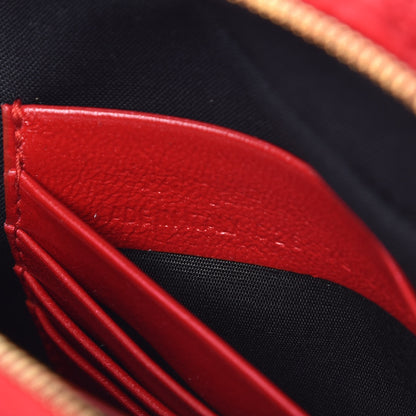 Balenciaga Velvet Logo Matelasse BB XS Reporter Bag Red 6 of 9