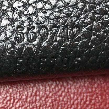 Gucci Grainy Calfskin Small Zumi Top Handle Bag Black 7 of 14