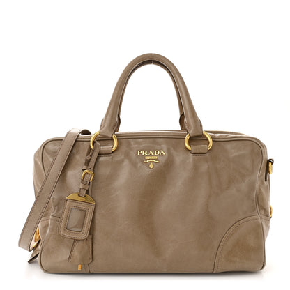 Prada Vitello Shine Bauletto Cammeo 1 of 13
