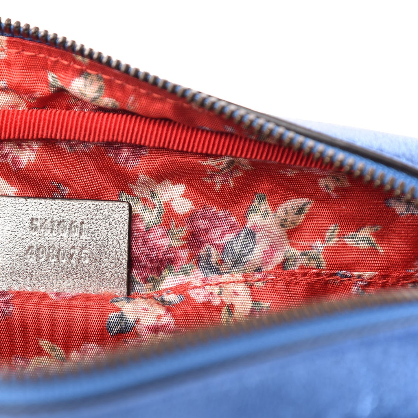 Laminated Nappa Trapuntata Small Zumi Shoulder Bag Rosso Marine Argento