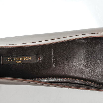 Louis Vuitton Calfskin Oxford Ballerina Flats Moka 40 6 of 8