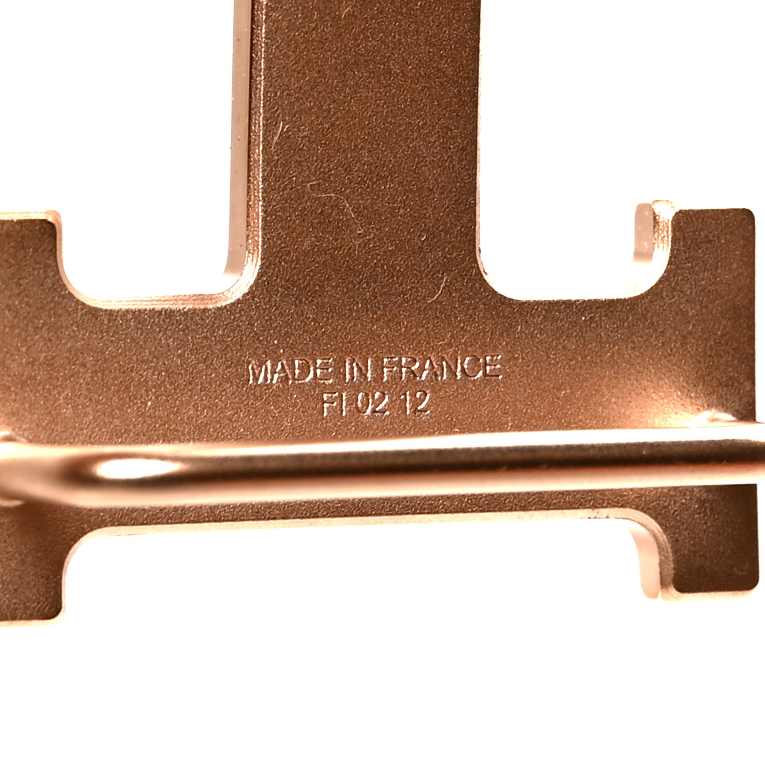 Hermes Swift Epsom 24mm H Belt 75 Black Gold 4 of 7