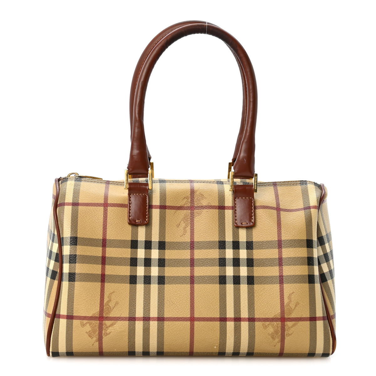 Burberry Haymarket Check Bowling Bag Brown 1 of 13