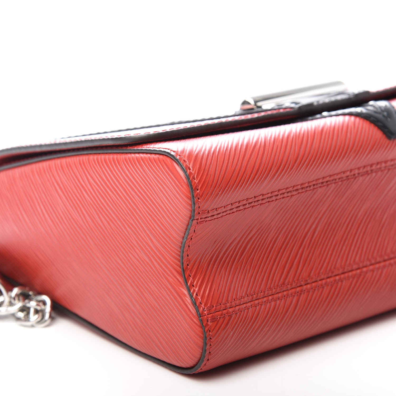 Louis Vuitton Epi Monogram Twist Shoulder Bag MM Coquelicot 5 of 7