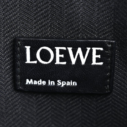 Loewe Calfskin Embossed Repeat T Pouch Black 6 of 7