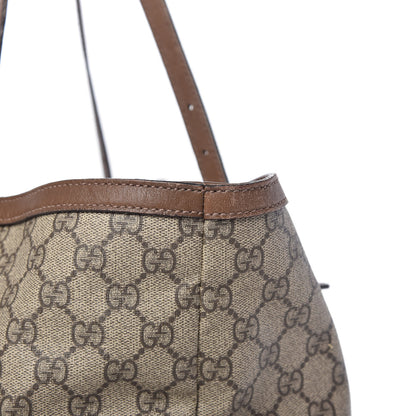 Gucci GG Supreme Monogram Medium Nice Tote Brown 16 of 17