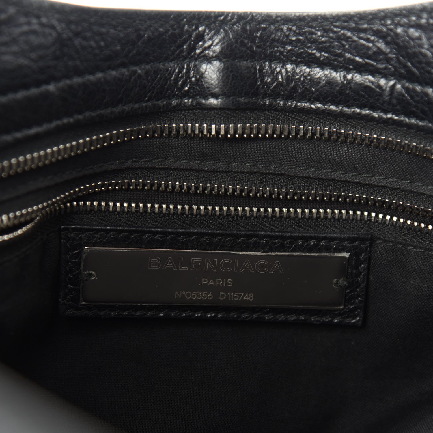 Balenciaga Agneau Classic Silver Hardware City Black 8 of 10