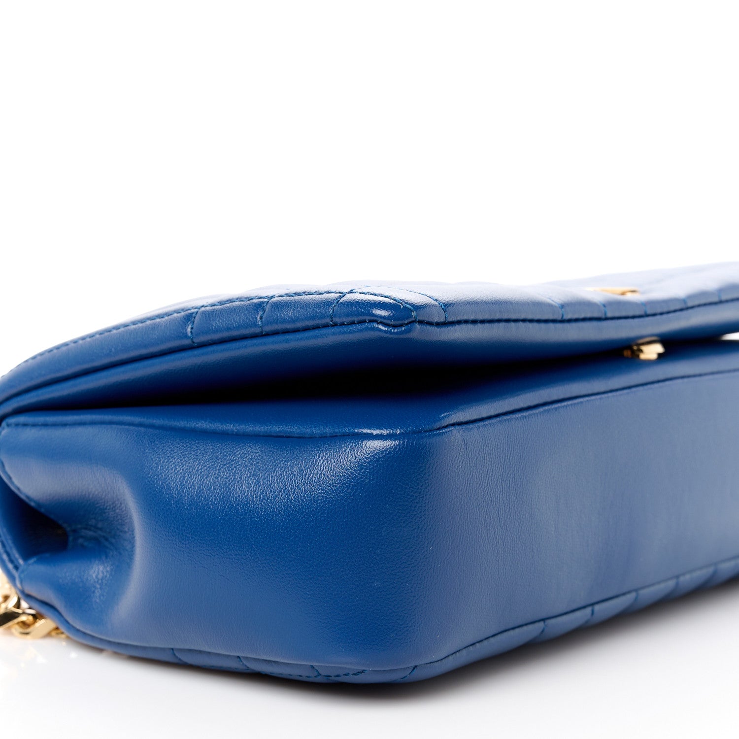 Burberry Lambskin Quilted Small Lola Bag Navy 9 of 10