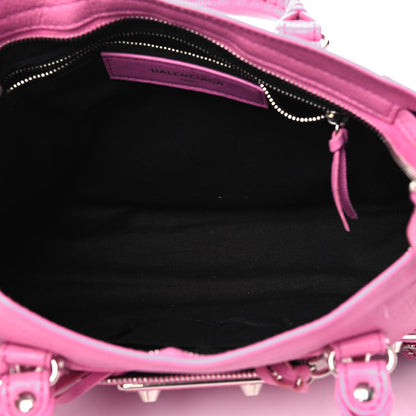 Balenciaga Chevre Silver Metallic Edge Hardware S City Pink 4 of 8