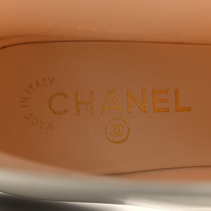 Chanel Rubber Rain Boots 39 Ivory Black 8 of 8