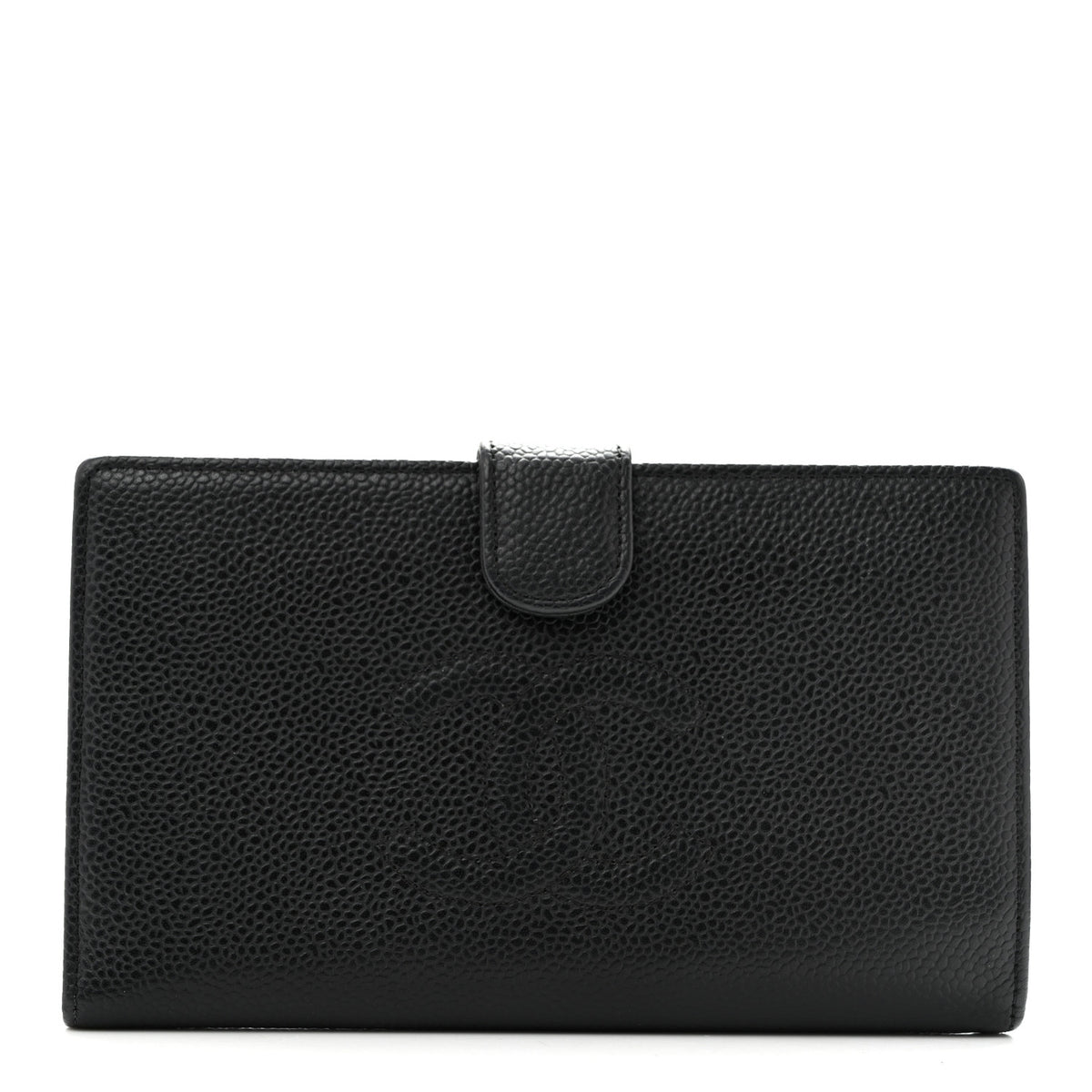 Chanel Caviar Timeless CC French Wallet Black 1 of 10