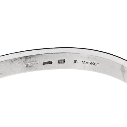 Bulgari 18K White Gold Diamond B.Zero1 Essential Bangle Bracelet M 3 of 3