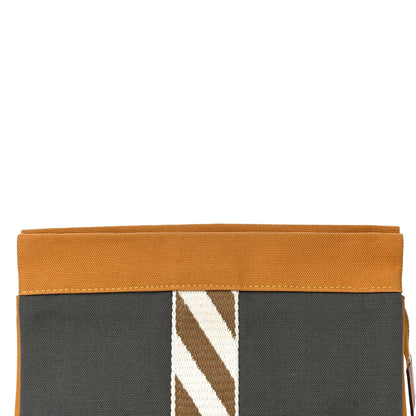 Hermes Cotton Stripe Travel Pouch 8 of 10