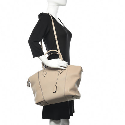 Louis Vuitton Veau Cachemire Soft Lockit MM Galet 2 of 9