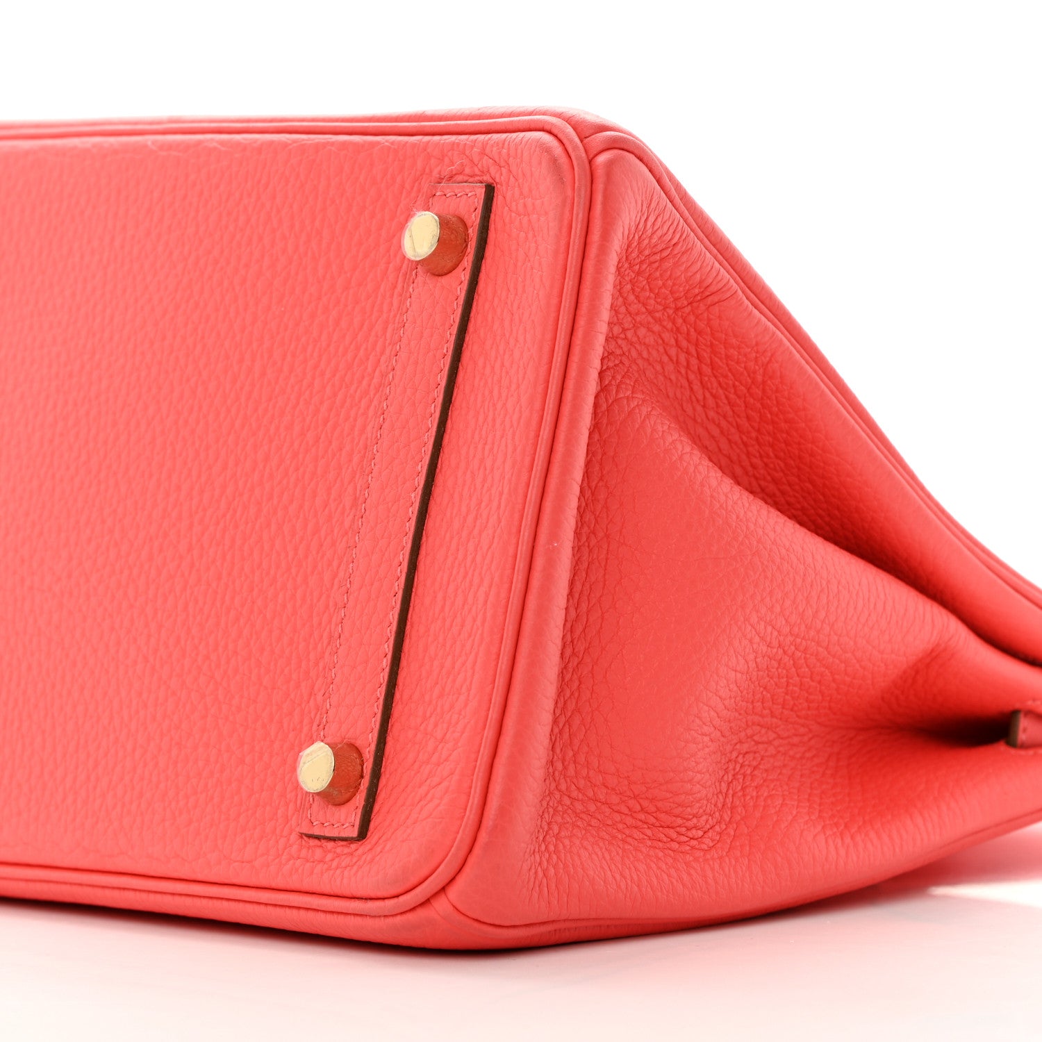 Hermes Taurillon Clemence Birkin 30 Rouge Pivoine 10 of 15