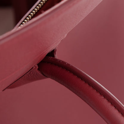 Celine Supple Calfskin Medium Phantom Luggage Red 12 of 13