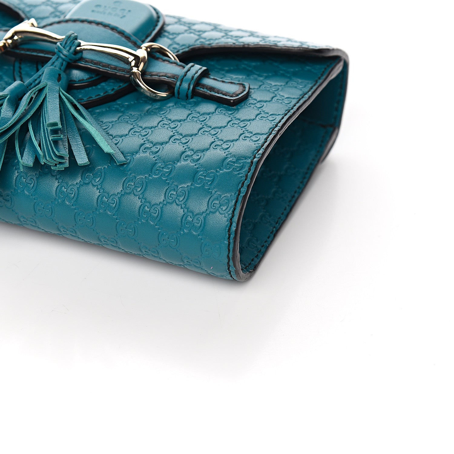 Gucci Microguccissima Mini Emily Shoulder Bag Deep Cobalt 8 of 8