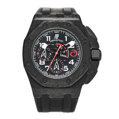 Audemars Piguet Carbon Fiber Rubber 44mm Royal Oak Offshore Chronograph Limited Edition "Alinghi Team" Automatic Watch Black 26062FS.OO.A002CA.01 1 of 5