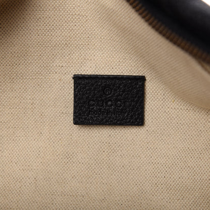Gucci Grained Calfskin Logo Belt Bag Black 8 of 11