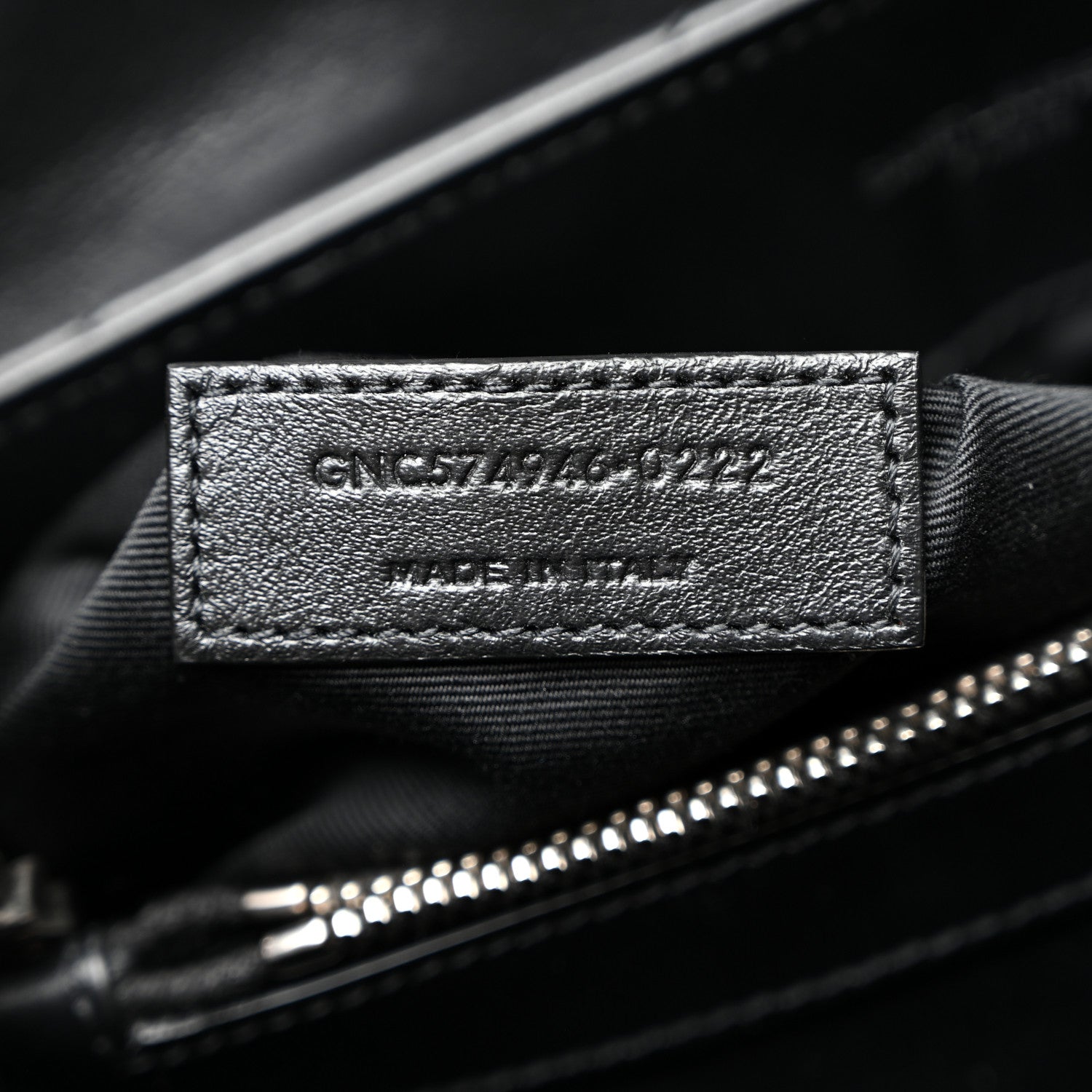 Saint Laurent Calfskin Y Quilted Monogram Medium Loulou Chain Satchel Black 6 of 9